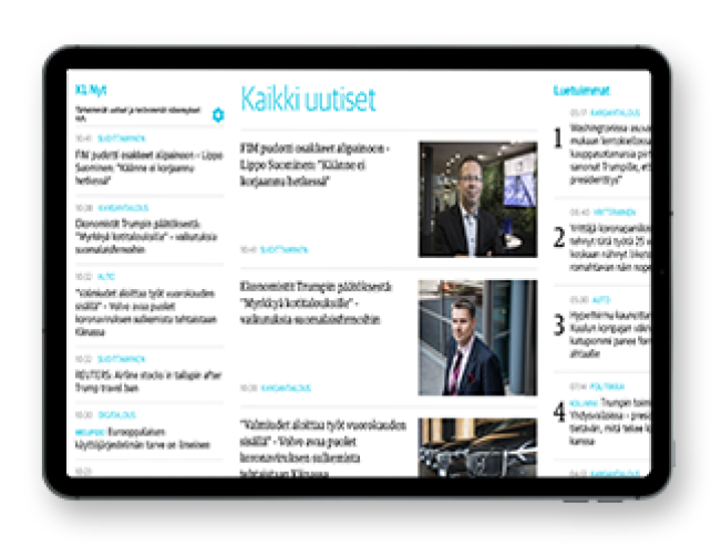Jakelu Suomen ja maailman johtaviin talousmedioihin