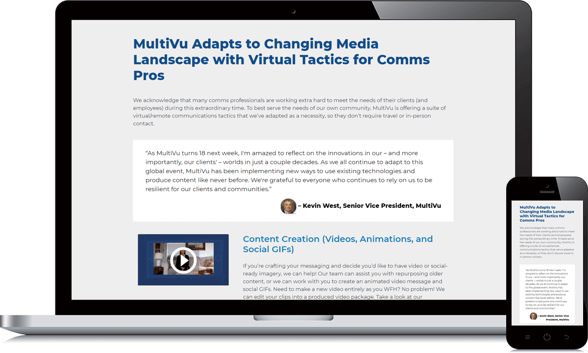 Tailor Your Message with a Multichannel News Release